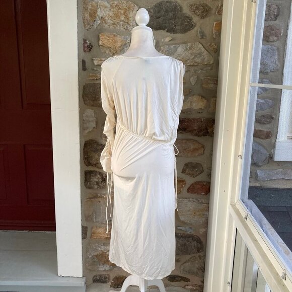 NWT L'Academie Lily Midi Dress Bone $258 Women’s Medium - Picture 7 of 12